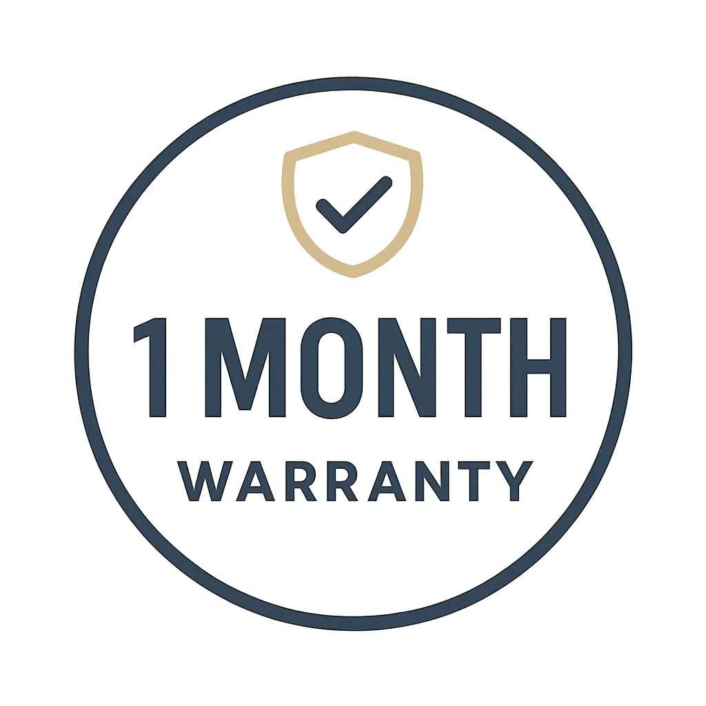 1 Month Warranty
