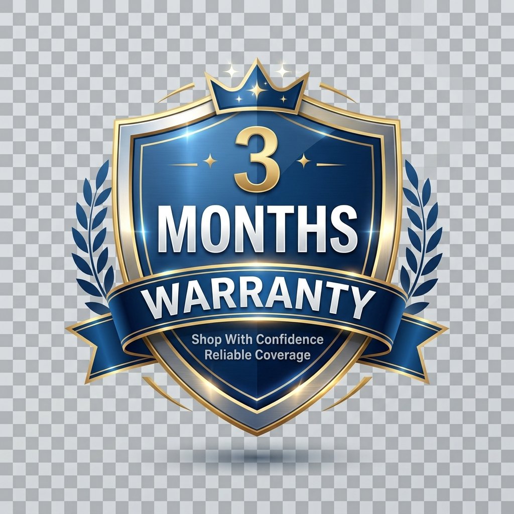 3 Months Warranty