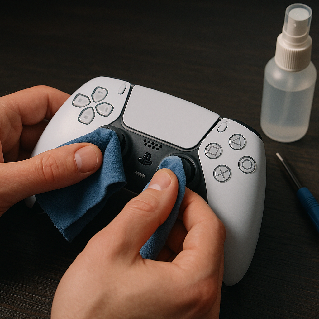 Step-by-Step Instructions for Cleaning DualSense Controller Stick Drift