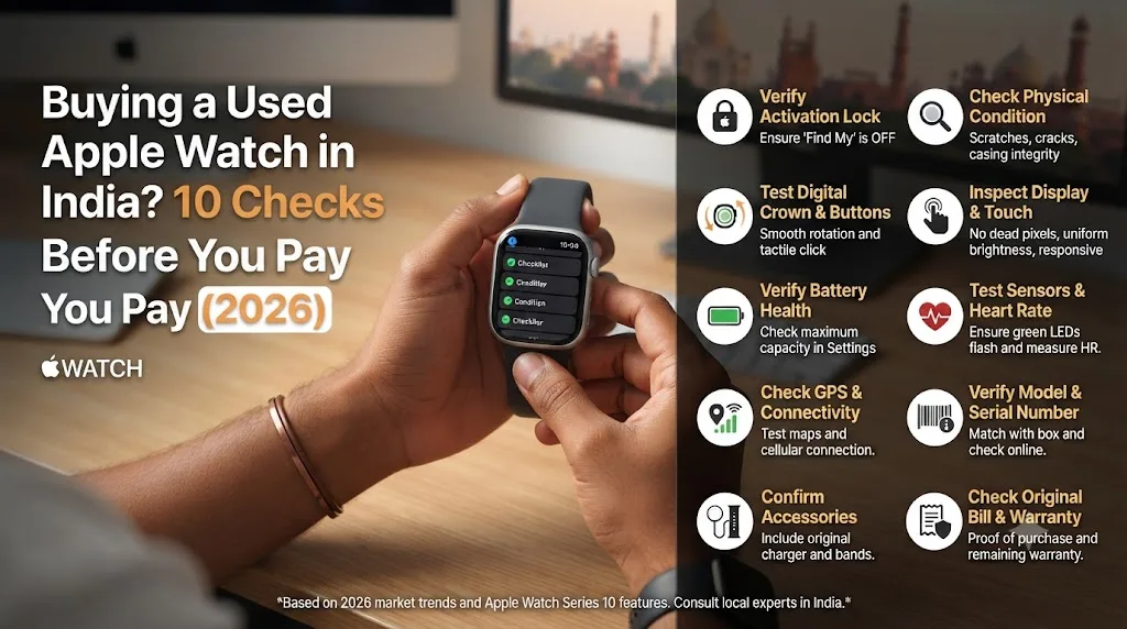 Buying a Used Apple Watch in India? 10 Checks Before You Pay (2026)