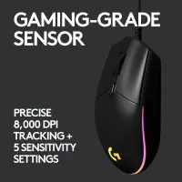 Logitech G102 Lightsync Wired Gaming Mouse Additional View