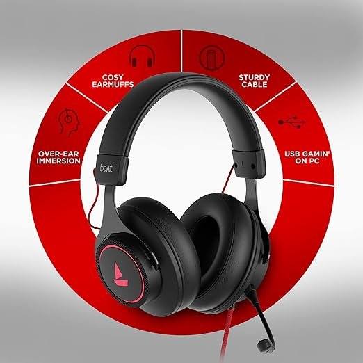 boAt Immortal IM1000D Wired Gaming Headset 