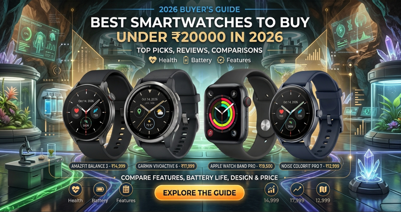 Best Smartwatches to Buy Under Rs. 20000 in 2026