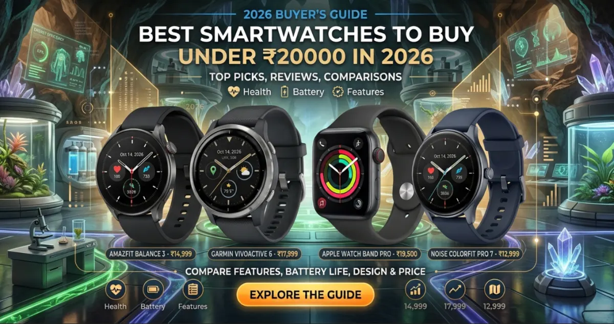 Best Smartwatches to Buy Under Rs. 20000 in 2026